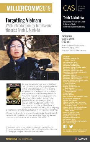 Flyer for Trinh Minh-ha event