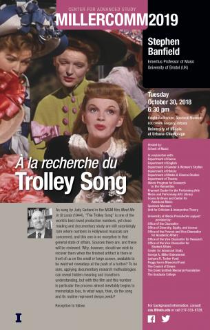 À la recherche du Trolley Song flyer poster