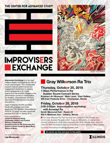 Gray Wilkerson Ra Trio-PERFORMANCE flyer poster